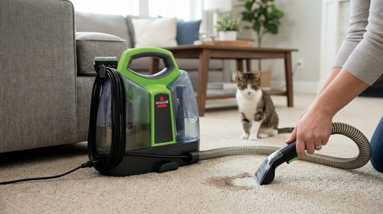 The BISSELL Little Green Pet Deluxe Portable Carpet Cleaner: What It Offers Pet Owners